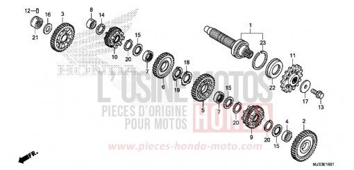 TRANSMISSION (COUNTERSHAFT) NC750JF de 2015